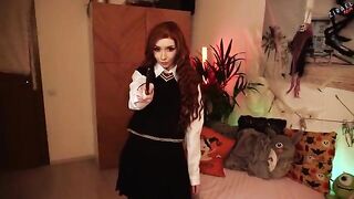 Hermione Granger gets fucked after her lessons in a steamy scene