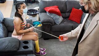 Adorable Princess Zerella Skies enjoys sex with older men
