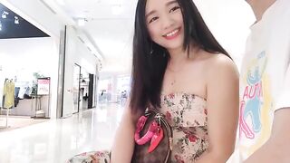 An Asian girl is always ready to fuck with passers-by in this steamy video