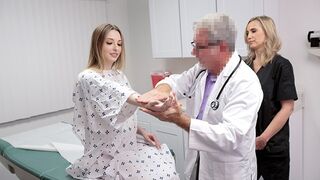 Gorgeous teen Ailee Anne gets fucked by perv doctor and assistant