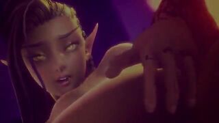 Hot Elaisha action in 4K at 60FPS with ultra settings