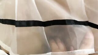 Schoolgirl cosplay with a hot young girl who loves to play