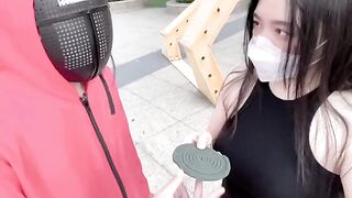 Adult version of the Squid Game, a hot Chinese girl is waiting for you!