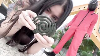 Adult version of the Squid Game, a hot Chinese girl is waiting for you!