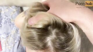 Her ass was gapped and she moaned pitifully as I finished inside it