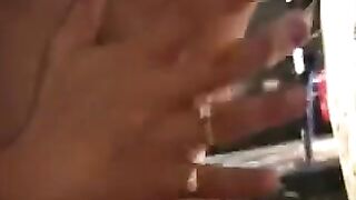 A girl brings herself to a powerful orgasm with her help