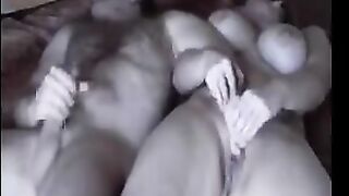 A fat woman was fucked, not knowing there was a hidden camera