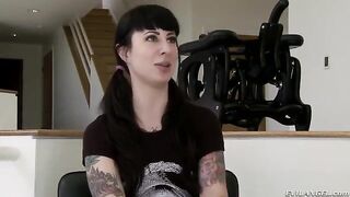 The girl likes to be caressed with the tongue in her pussy