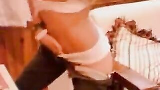 Friends did not expect that from a girl, she did not expect it herself