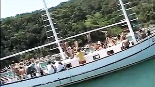 A lot of bitches are ready to get fucked on the yacht