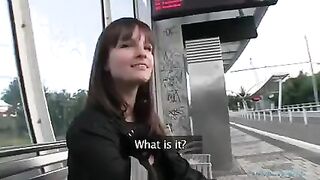 Brunettes are ready to do anything for money, even fuck outdoors