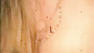 Girls in different poses try to suck a cock and bring pleasure to the guy