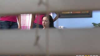 A couple has sex right in the college dormitory, no one is stopping them