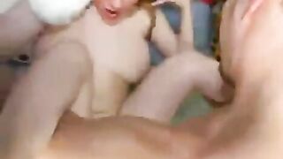 Russian young whore Lena in all holes
