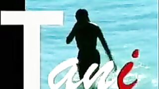 A guy released cum on the body of two young beautiful girls