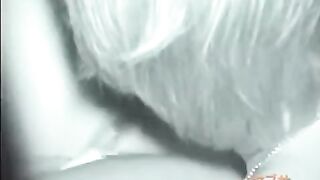 The guy licked the pussy of his sleeping hairy Asian step-sister