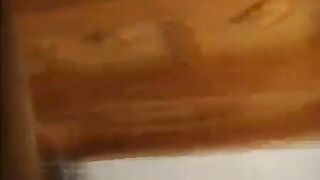 The man peeps under the skirt and penetrates the pussy of a naive girl