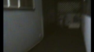 A fat woman dances naked in front of her husband