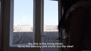 The tourist got accommodation for sex with a beautiful girl