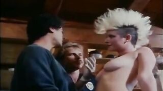 Retro porn scene with a group of girls having fun together