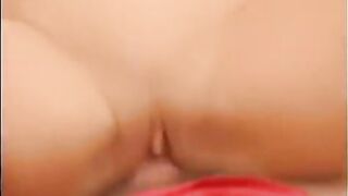 A blonde girl is having a very hard fuck with her partner