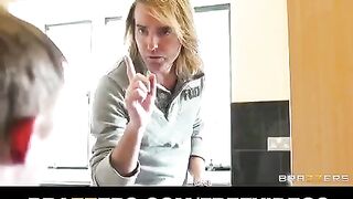 A Japanese girl is having sex right in the bathroom after a bath