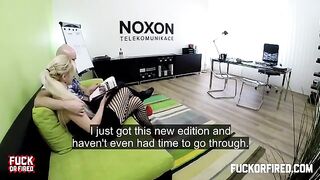 Fucking at the workplace is so nice, especially with sexy secretaries in stockings
