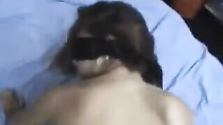 A girl with a crooked back can take it deep