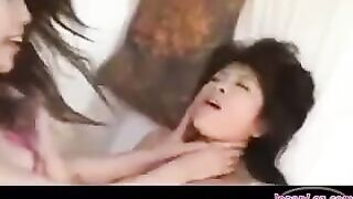 Hard sex with beautiful naked Korean girls, they don’t mind being fucked rough