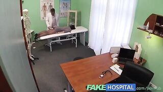 A cunning doctor examined the patient and fucked her in stockings
