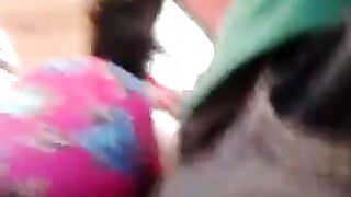 A man rubs his dick on the riser through the pants of women on a bus