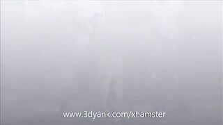 Babe anime fucked by two huge monsters with hard cock