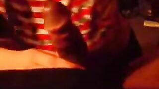 A sexy woman made a blowjob for her beloved in POV style