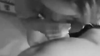 The girl is not shy about taking a cock and sperm in her mouth