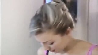 The actress was fucked by two listening men