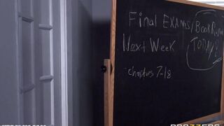 The student is having sex with his teacher in secret