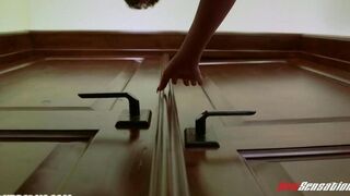 Father seduced his daughter to fuck with him