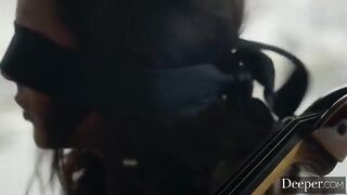The boss fucked secretary on the table in the office