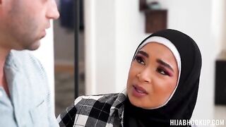 A girl was fucked by her boyfriend in doggy style position