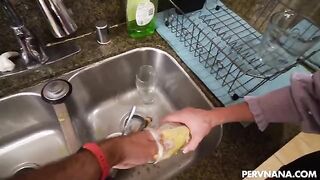 A husband rewarded his wife for her good work with a passionate sex
