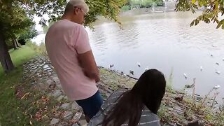 Feeding duck, getting beaver and creampie - Part 1