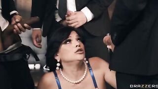 Formal Fuckfest: Mona's first gangbang with double penetration action