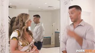 Real estate agent stuffed busty blonde MILF Cory Chase with cock