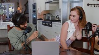 Babe fucked during a podcast, a new way to get guests?
