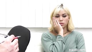 A girl with a naughty personality gets fucked on the couch