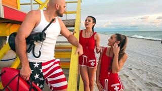 Two young lifeguards are not against having sex with each other
