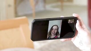 A girl is fucking with her girlfriend on the bed