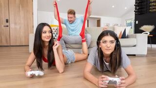 My boyfriend fucked his friend in the gamer room