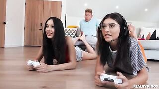 My boyfriend fucked his friend in the gamer room