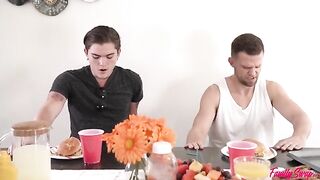 A summer barbecue with my swap family gets hot